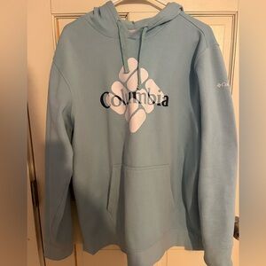 Columbia Sky Blue Pullover Hoodie